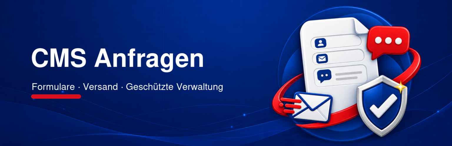 WordPress-Plugin CMS-Anfragen Banner